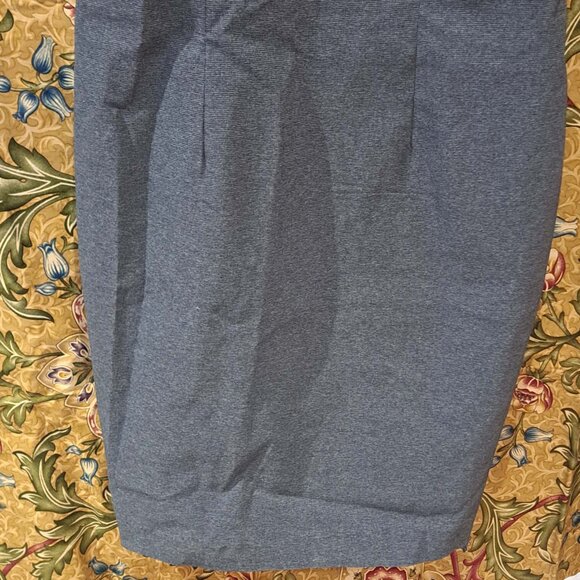 Grey sleeveless long dress with zipper in back - Picture 13 of 15